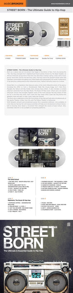 Various - Street Born (The Ultimate & Essential Guide To Hip Hop) (Limited edition, silver vinyl) (2LP)
