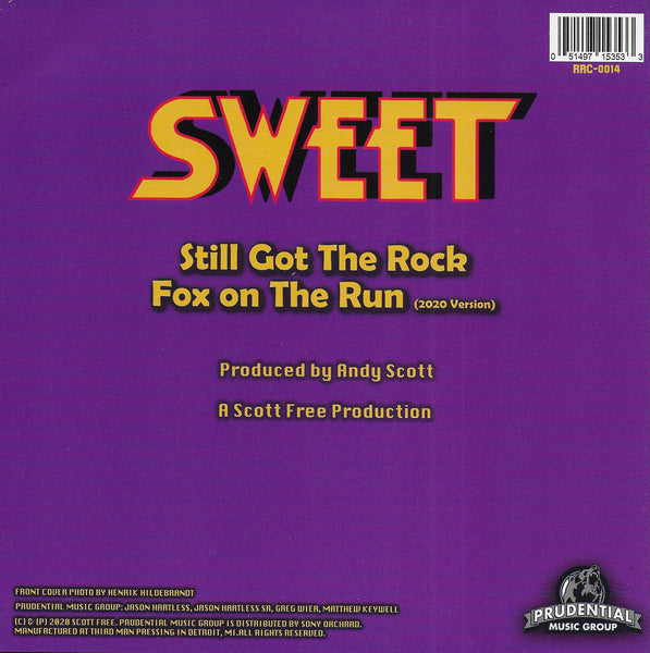 Sweet - Still got the rock / Fox on the run (Limited edition, purple vinyl)
