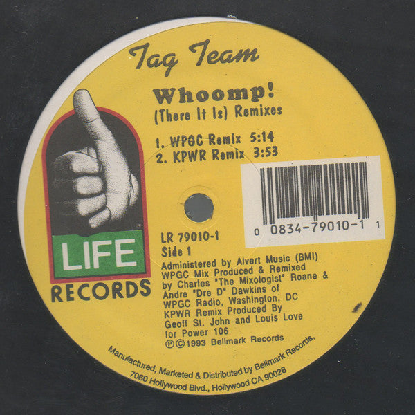 Tag Team - Whoomp! (there it is) (remixes) (12" Maxi Single)