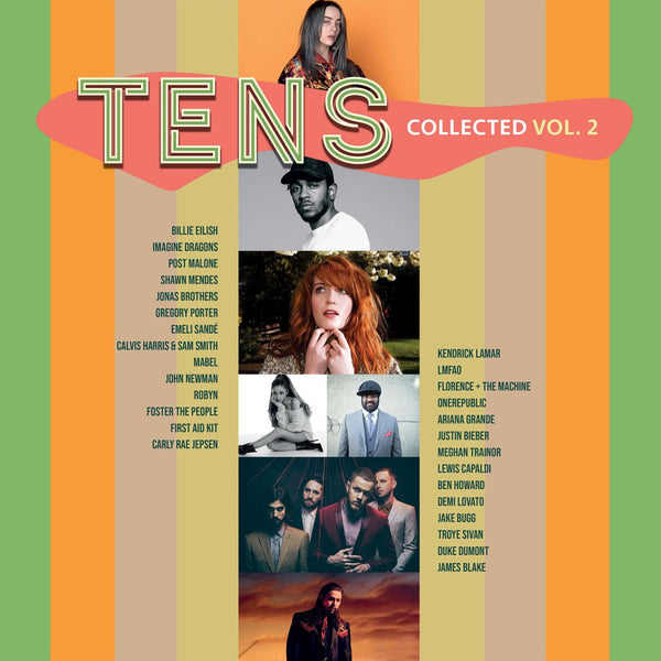 Various - Tens Collected Vol. 2 (Limited edition, yellow vinyl) (2LP)