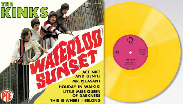 The Kinks - Waterloo sunset (Limited edition, yellow vinyl) (12" Maxi Single)