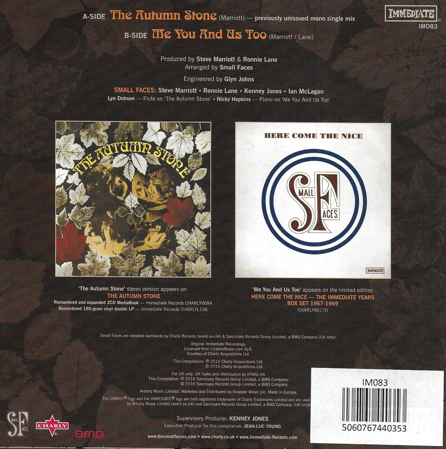 The Small Faces - The autumn stone (Gold vinyl)
