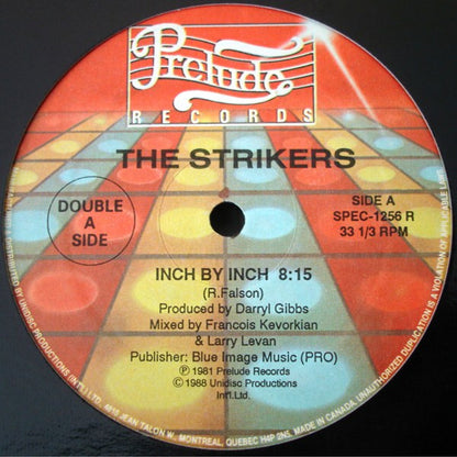 The Strikers - Inch by inch / Body music (12" Maxi single)