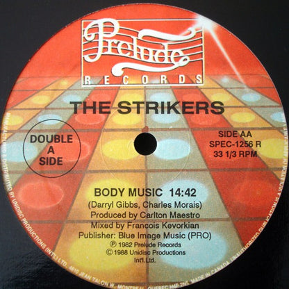 The Strikers - Inch by inch / Body music (12" Maxi single)