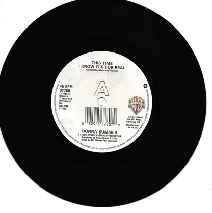Donna Summer - This time i know it's for real (Engelse uitgave)