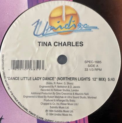 Tina Charles - Dance little lady / You set my heart on fire (12" Maxi Single)