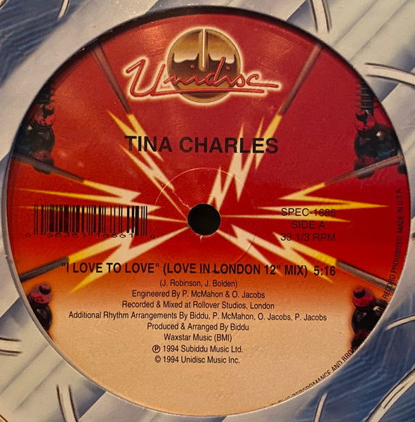 Tina Charles - I love to love (12" Maxi Single)