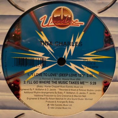 Tina Charles - I love to love (12" Maxi Single)