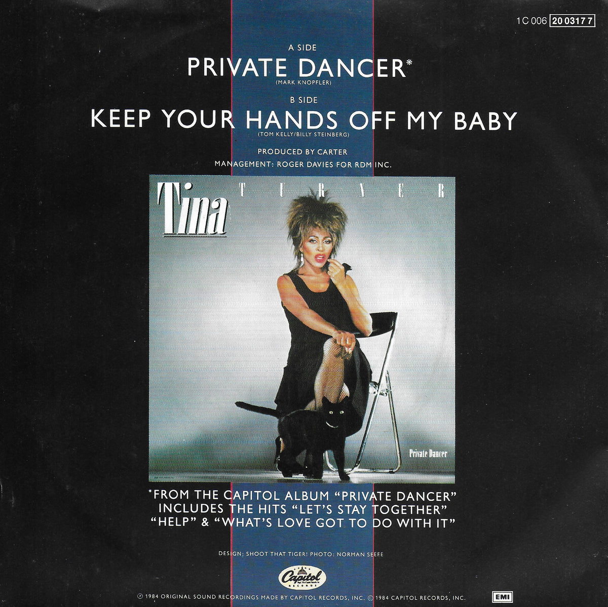 Tina Turner - Private dancer (Duitse uitgave)