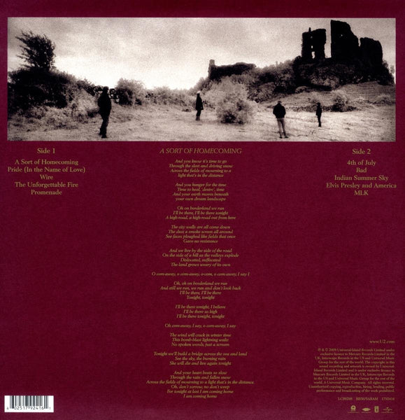 U2 - The Unforgettable Fire (LP)