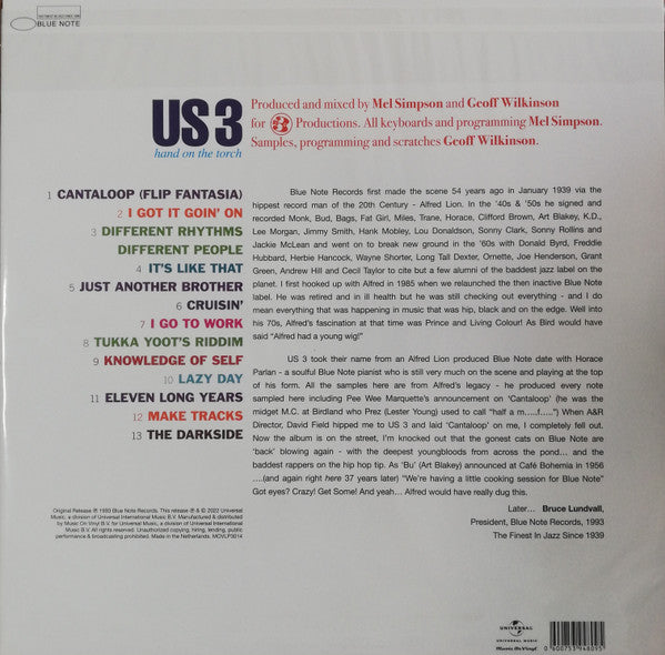 US3 - Hand On The Torch (LP)