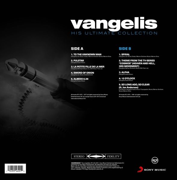 Vangelis - His Ultimate Collection (LP)