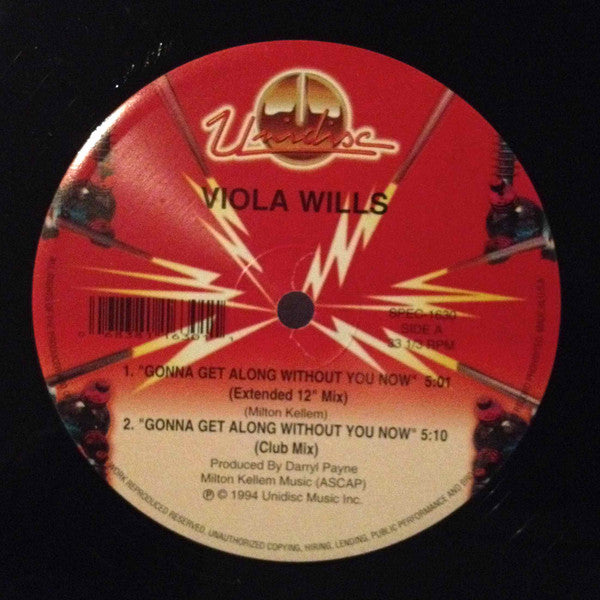 Viola Wills - Gonna get along without you now / If you could read my mind (12" Maxi Single)