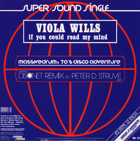 Viola Wills - If you could read my mind (Remixes) (12" Maxi Single)