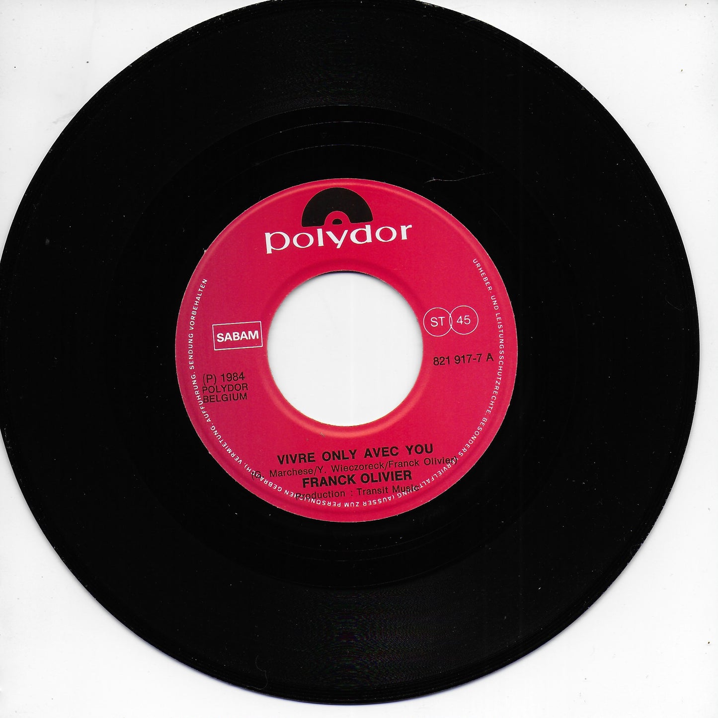 Franck Olivier - Vivre only avec you