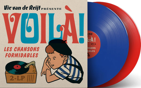 Vie Van De Reijt Présente Voilà! - Les Chansons Formidables (Blue & red vinyl) (2LP)