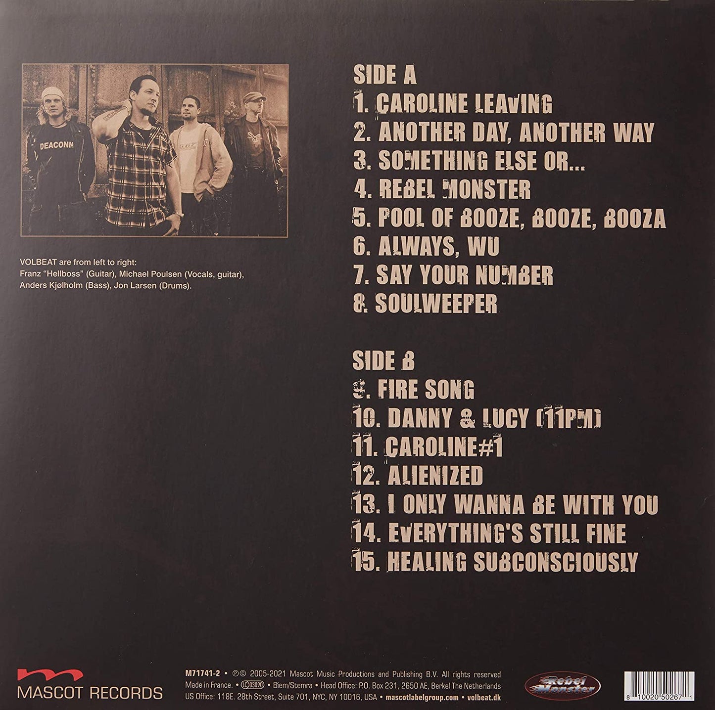Volbeat - The Strength/The Sound/The Songs (Limited edition, glow in the dark vinyl) (LP)