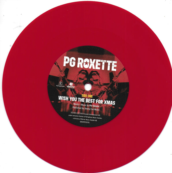 PG Roxette (formerly known as Roxette) - Wish you the best for Xmas (Red vinyl)