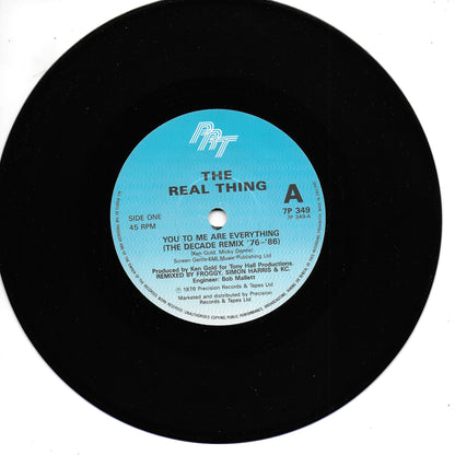 The Real Thing - You to me are everything (the decade remix 76-86) (Engelse uitgave)