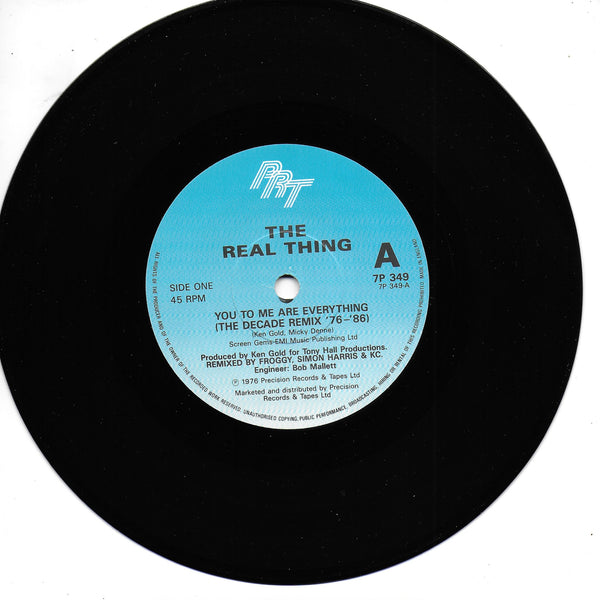 The Real Thing - You to me are everything (the decade remix 76-86) (Engelse uitgave)