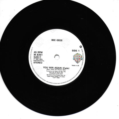 Bee Gees - You win again (Engelse uitgave)