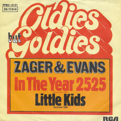 Zager & Evans - In the year 2525 (Duitse uitgave)
