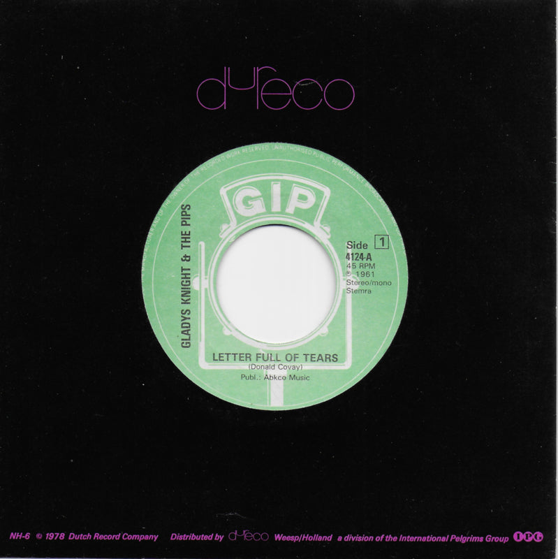 Gladys Knight & The Pips - Letter full of tears / Every beat of my heart