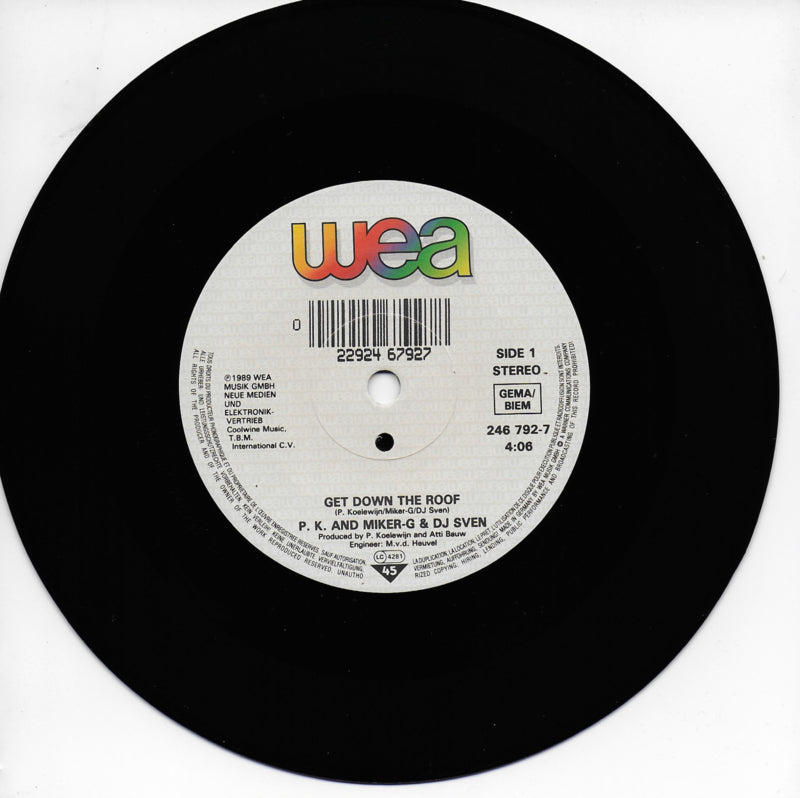P.K. and Miker-G & DJ Sven - Get down the roof