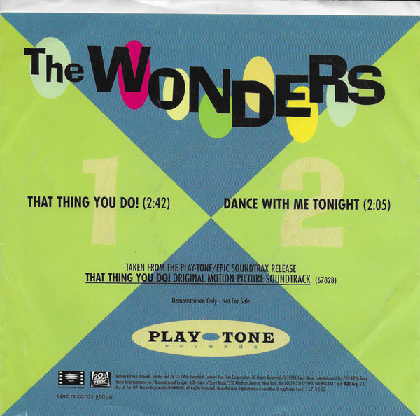 Wonders - That thing you do! (Amerikaanse uitgave)