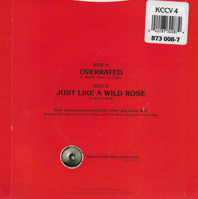 Kingdom Come - Overrated (limited edition white vinyl)