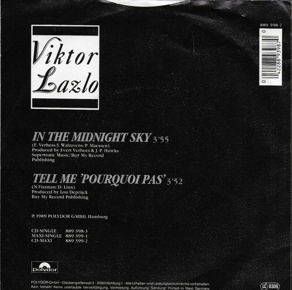 Viktor Lazlo - In the midnight sky