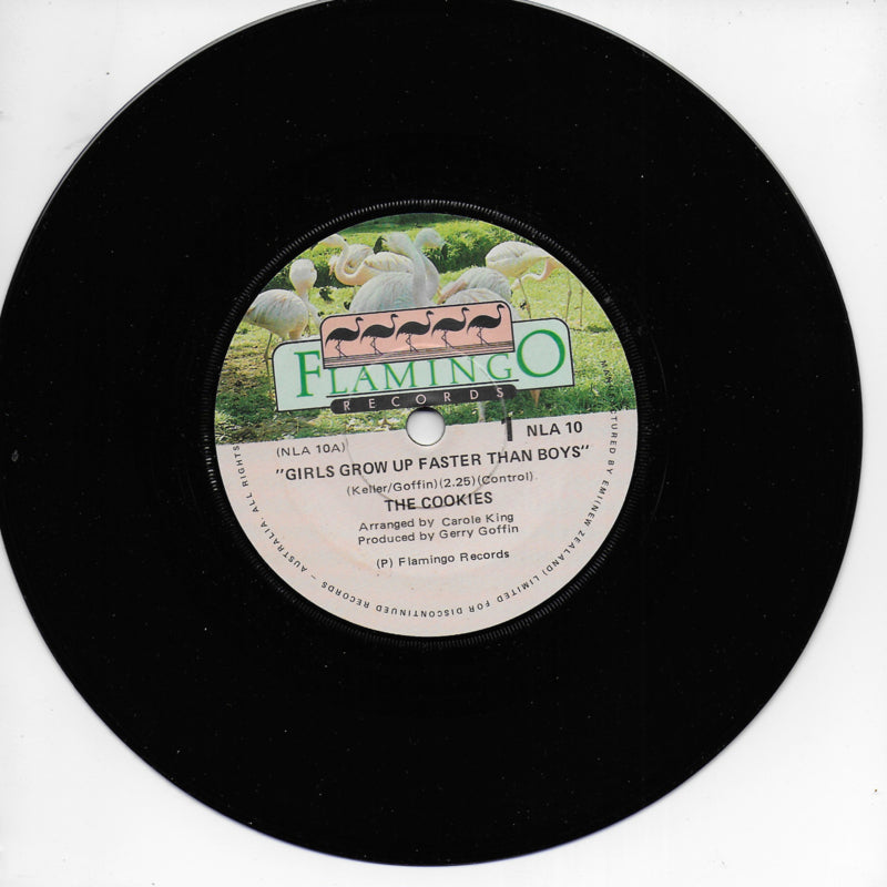 Cookies - Girls grow up faster than boys / Christine Quaite - Tell me mama (Nieuw-Zeeland uitgave)