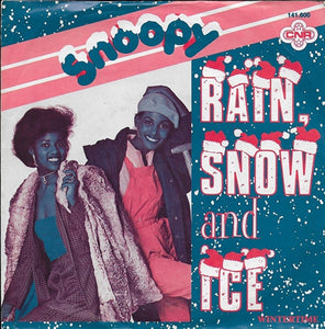 Snoopy - Rain, snow and ice