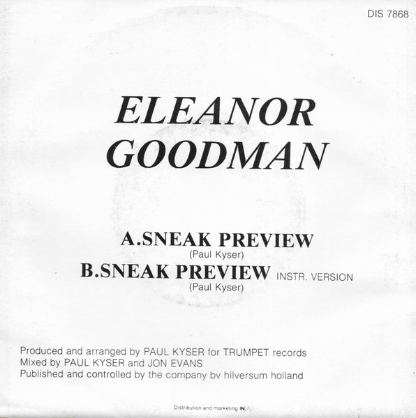 Eleanor Goodman - Sneak preview