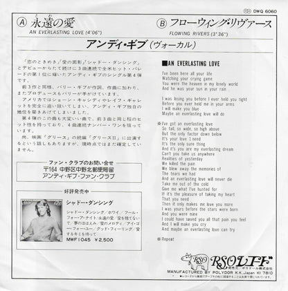 Andy Gibb - An everlasting love (Japanse uitgave)