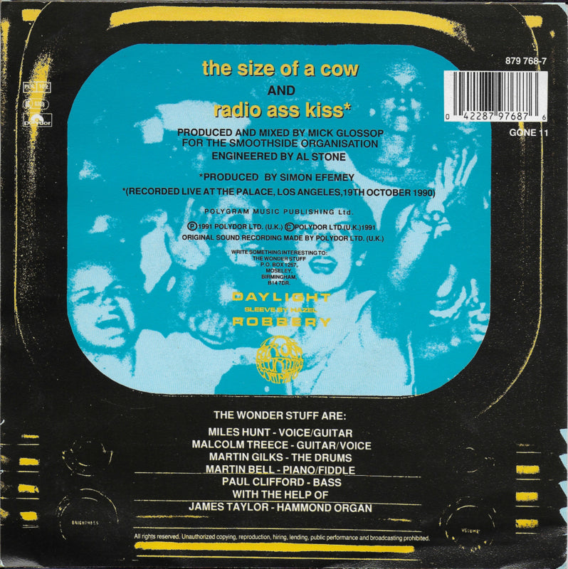 Wonder Stuff - The size of a cow