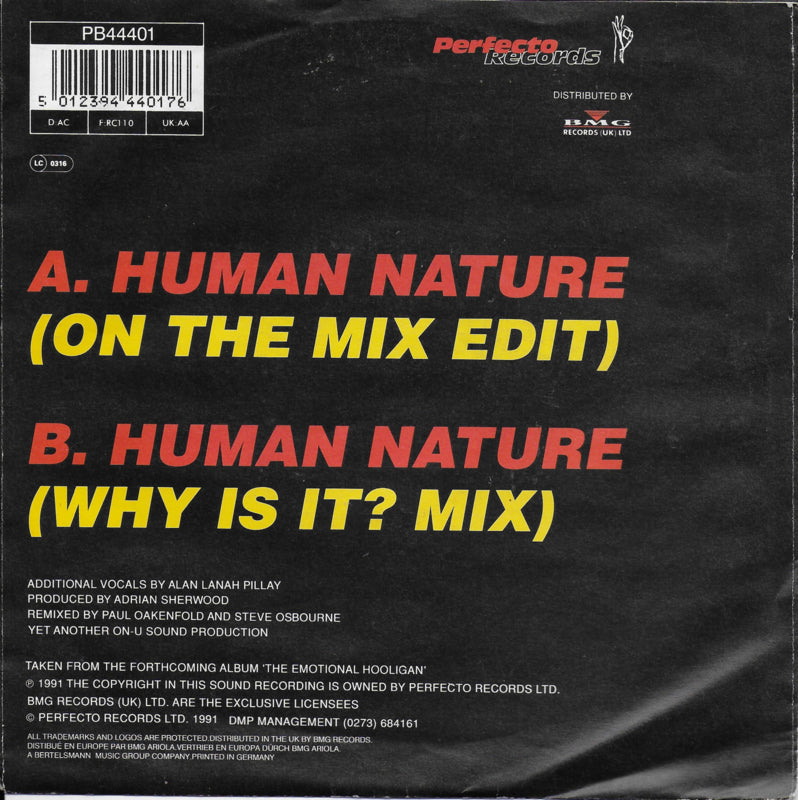 Gary Clail On-U Sound System - Human nature