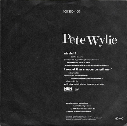 Pete Wylie - Sinful!