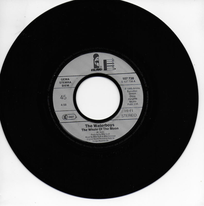 Waterboys - The whole of the moon (Europese uitgave)