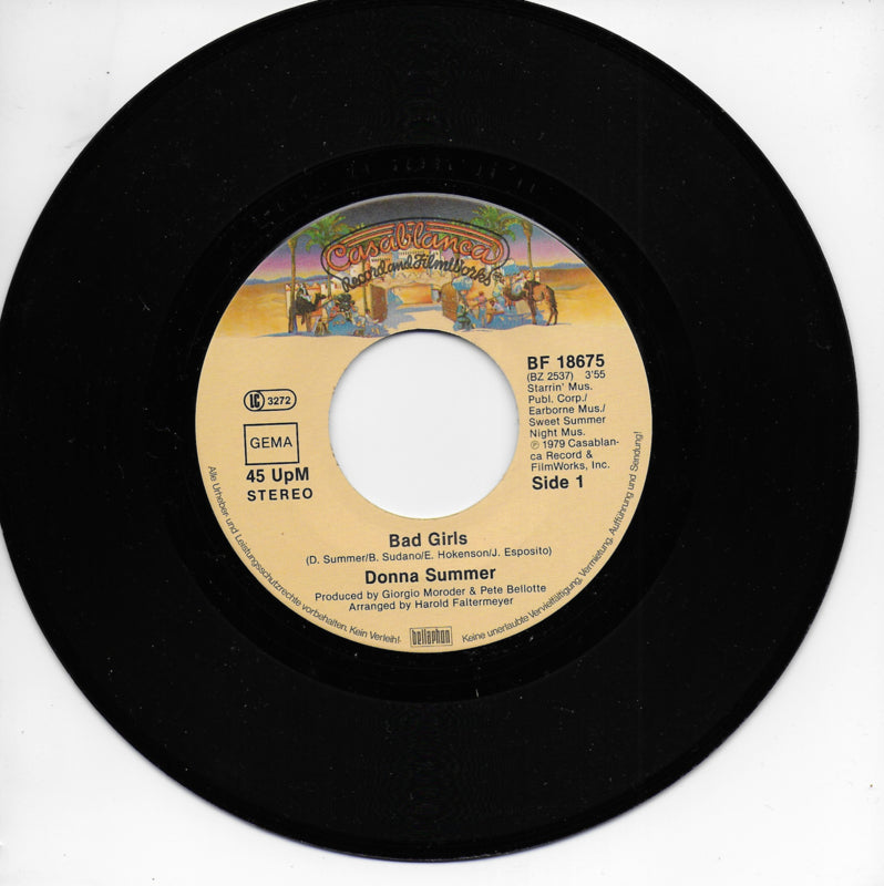Donna Summer - Bad girls (Duitse uitgave)
