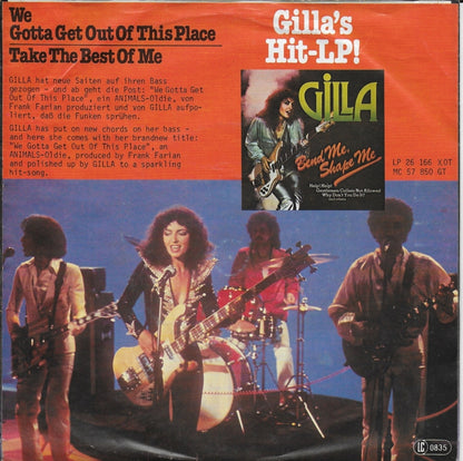 Gilla - We gotta get out of this place (Duitse uitgave)