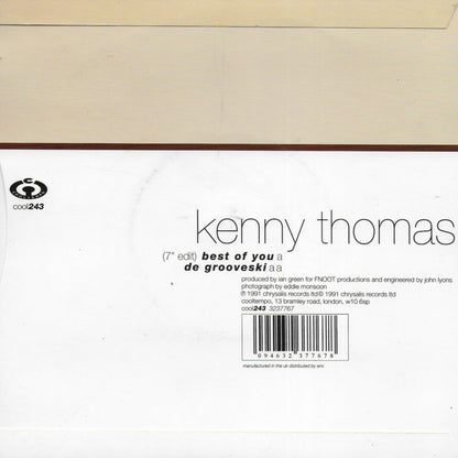 Kenny Thomas - Best of you (Engelse uitgave)