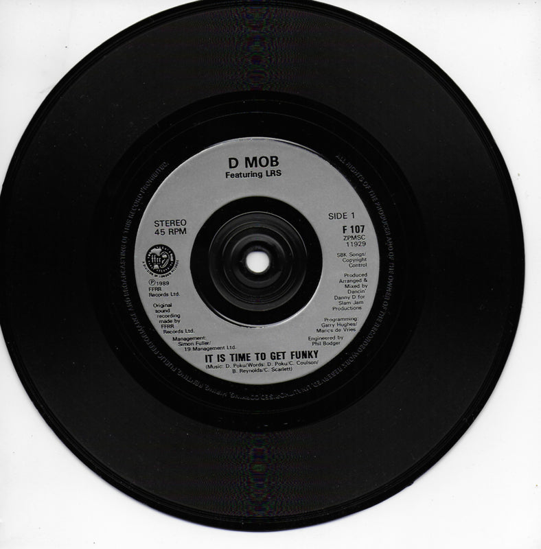 D-Mob feat. LRS & DC Sarome - It is time to get funky (Engelse uitgave)