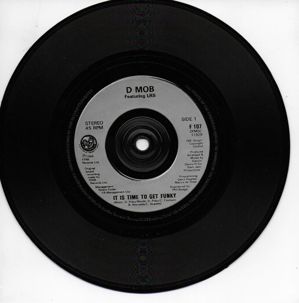 D-Mob feat. LRS & DC Sarome - It is time to get funky (Engelse uitgave)