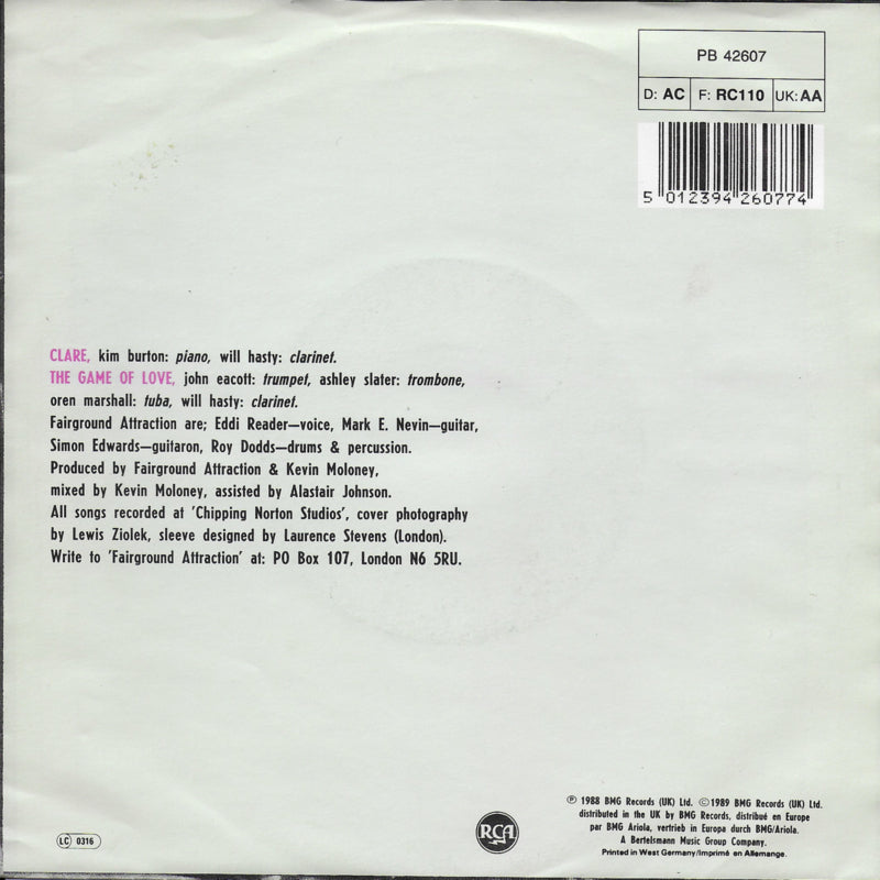 Fairground Attraction - Clare