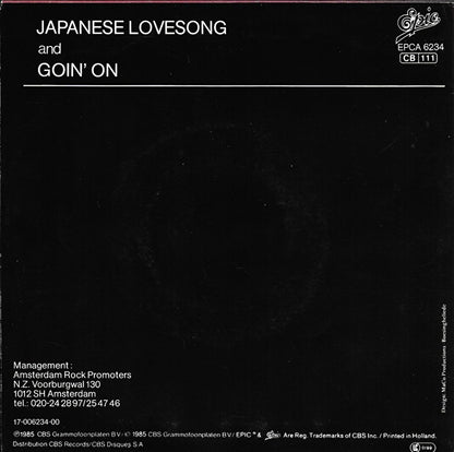 Ten Sharp - Japanese lovesong