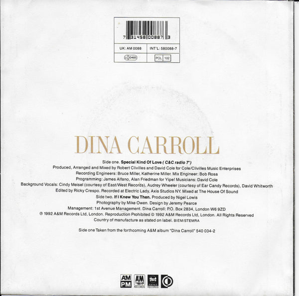 Dina Carroll - Special kind of love