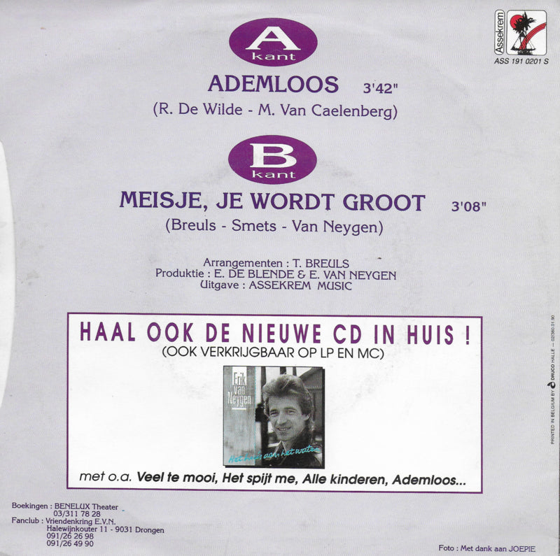 Erik van Neygen - Ademloos