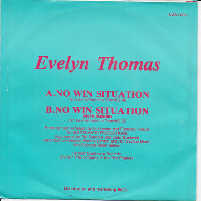 Evelyn Thomas - No win situation