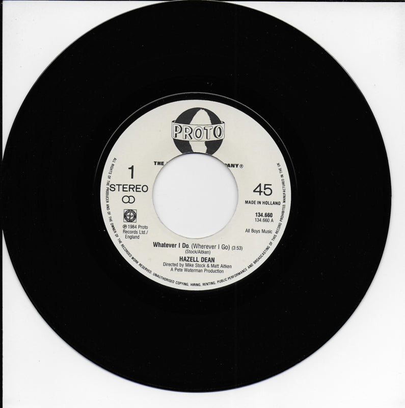 Hazell Dean - Whatever i do (wherever i go)